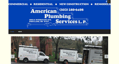 Desktop Screenshot of americanplumbingservices.com